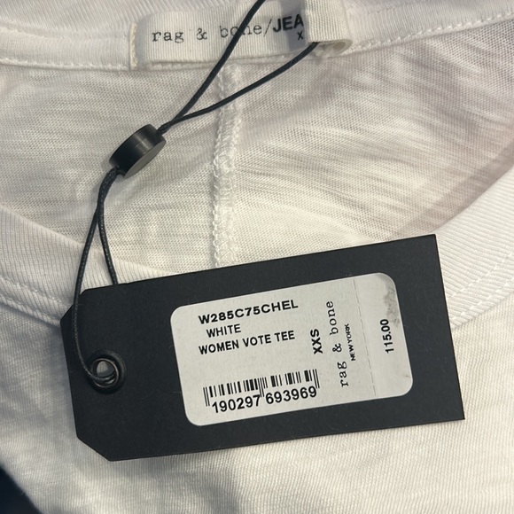 RAG & BONE | Limited Edition Vote Tee 2018 in White - Picture 3 of 3